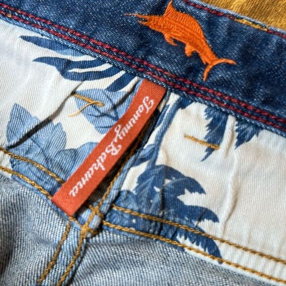 Tommy Bahama Mens Carmel Vintage Slim Jeans size W36 L32 - Picture 10 of 13